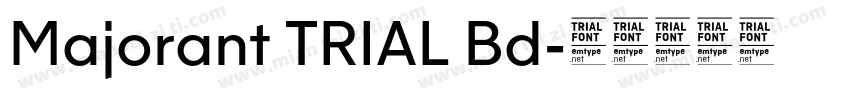 Majorant TRIAL Bd字体转换